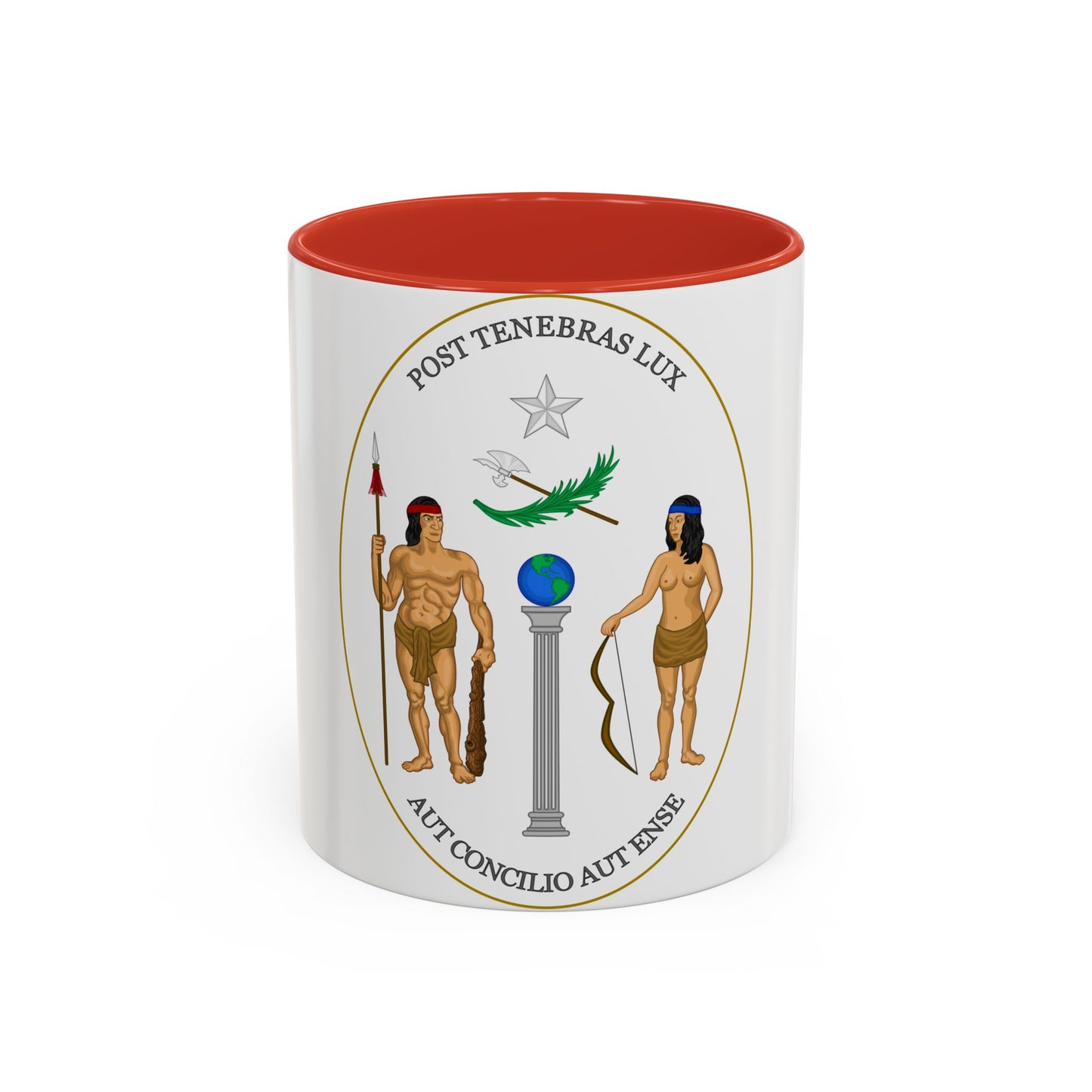 Obverse of the Coat of Arms of Chile (1812-1814) - Accent Coffee Mug