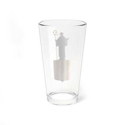 Mortsel wapen2 (Belgium) (Coat of Arms) Pint Glass 16oz