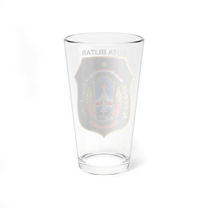 Seal of the City of Blitar (Indonesia) (Coat of Arms) Pint Glass 16oz