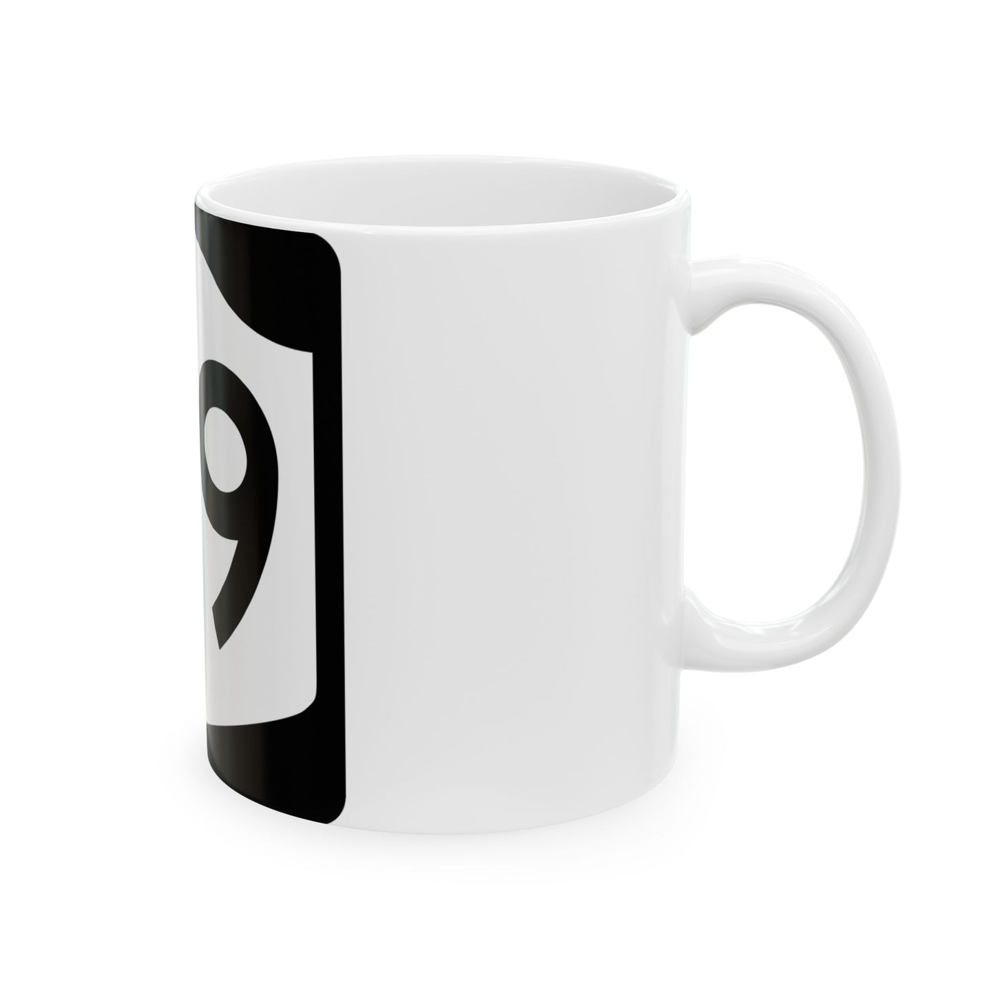 NY-69 (New York) (Road Sign) White Coffee Mug