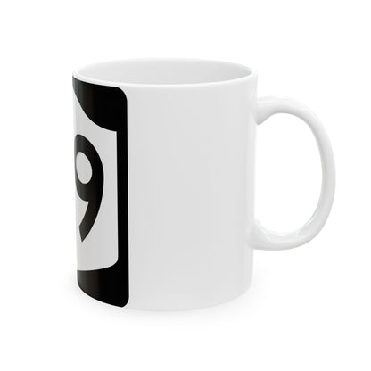 NY-69 (New York) (Road Sign) White Coffee Mug