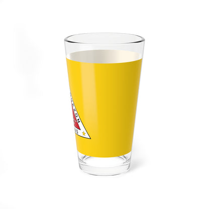 Quezon City Flag (Philippines) Pint Glass 16oz