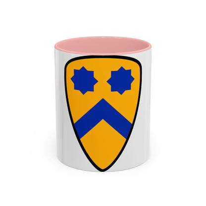 US 2nd Cavalry Division (U.S. Army) Accent Coffee Mug