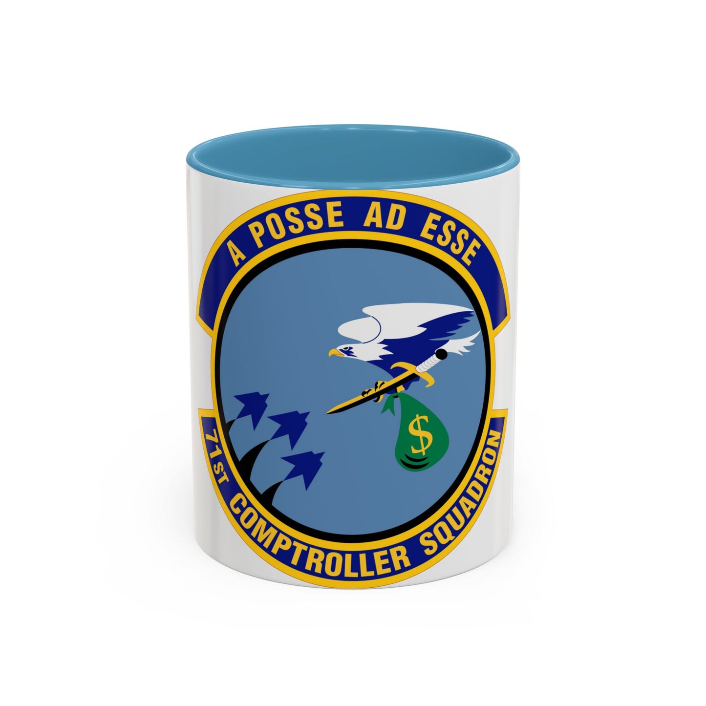 71st Comptroller Squadron (U.S. Air Force) Accent Coffee Mug