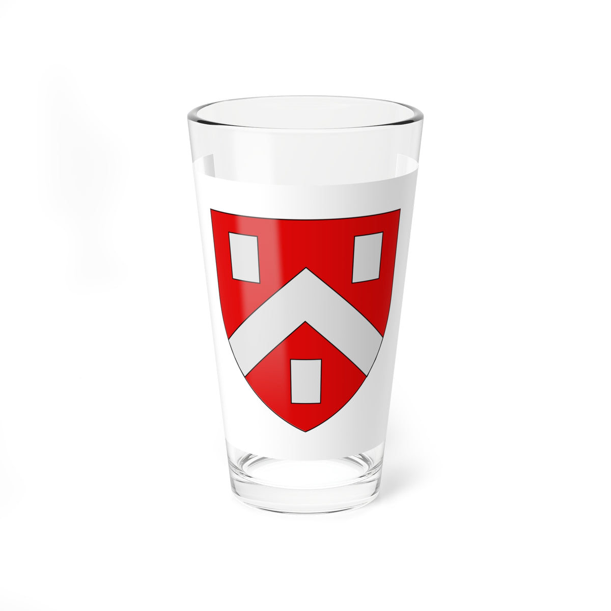 Drapeau de Cesson-Sevigne (France) Pint Glass 16oz