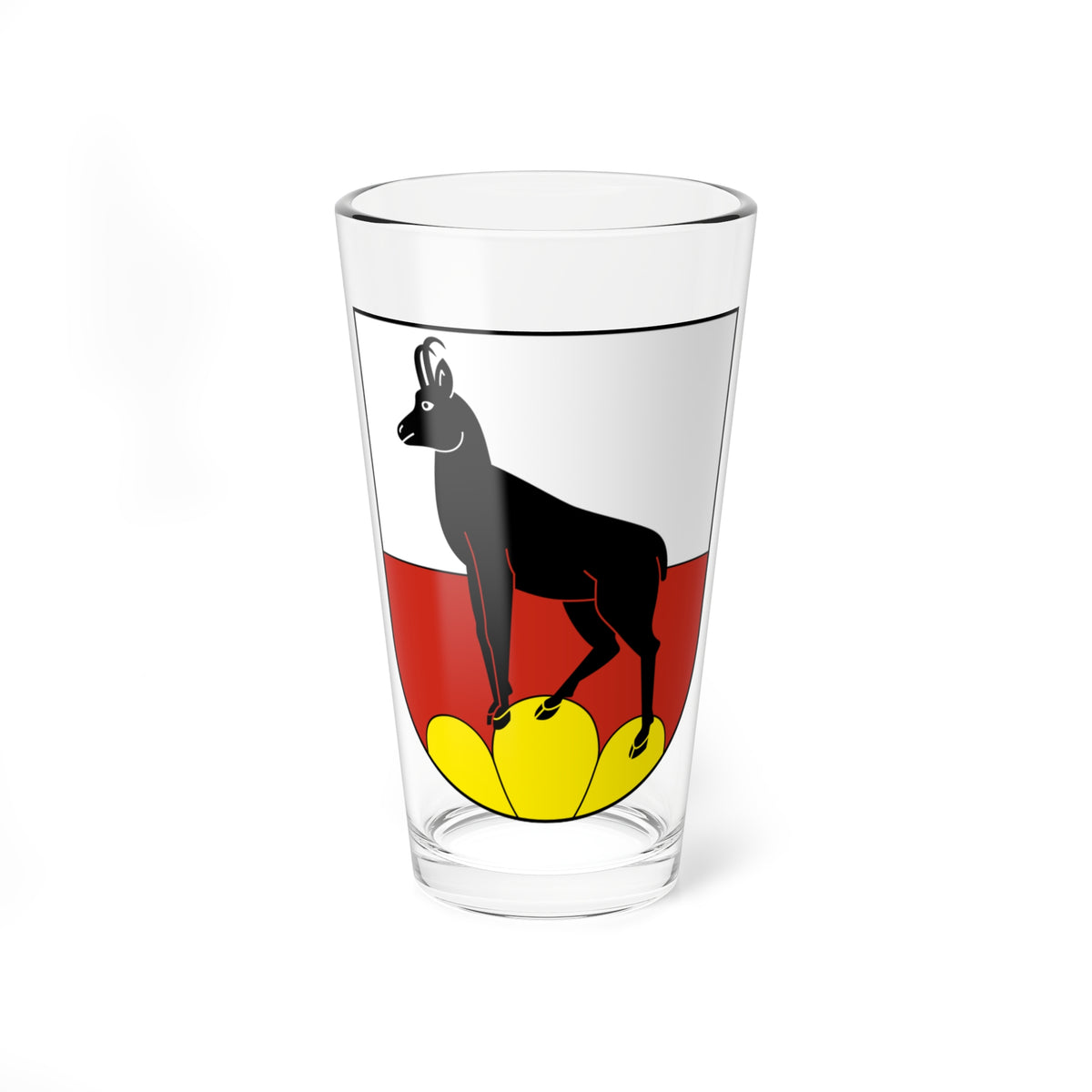 Gams-blazon (Switzerland) (Coat of Arms) Pint Glass 16oz