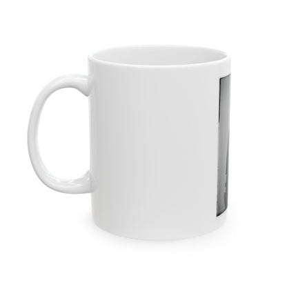 Portrait Of Commodore William D. Porter, Officer Of The Federal Navy (U.S. Civil War) White Coffee Mug