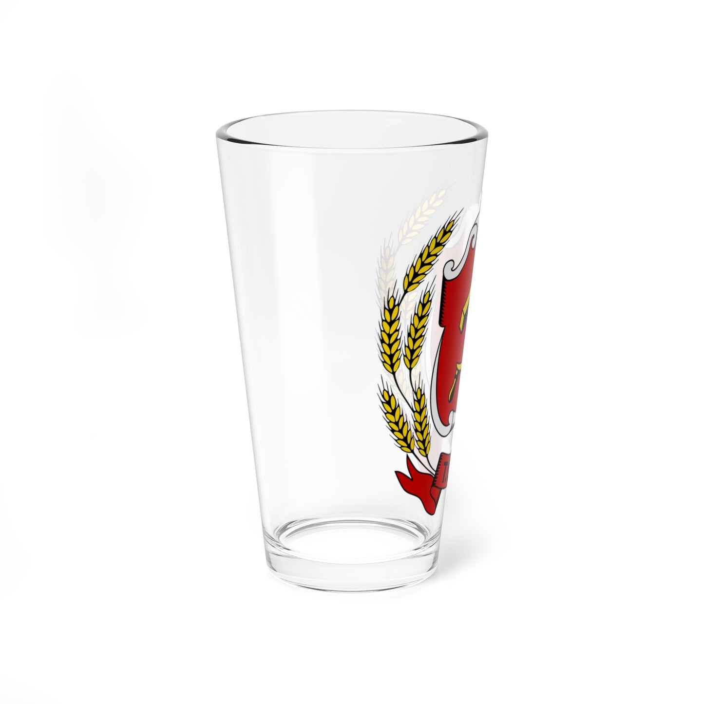 Emblem of the Turkestan ASSR (Russia) (Coat of Arms) Pint Glass 16oz