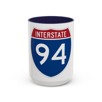 Interstate 94 (U.S. Highways) Accent Coffee Mug