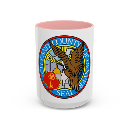 Seal of Denver - Accent Coffee Mug
