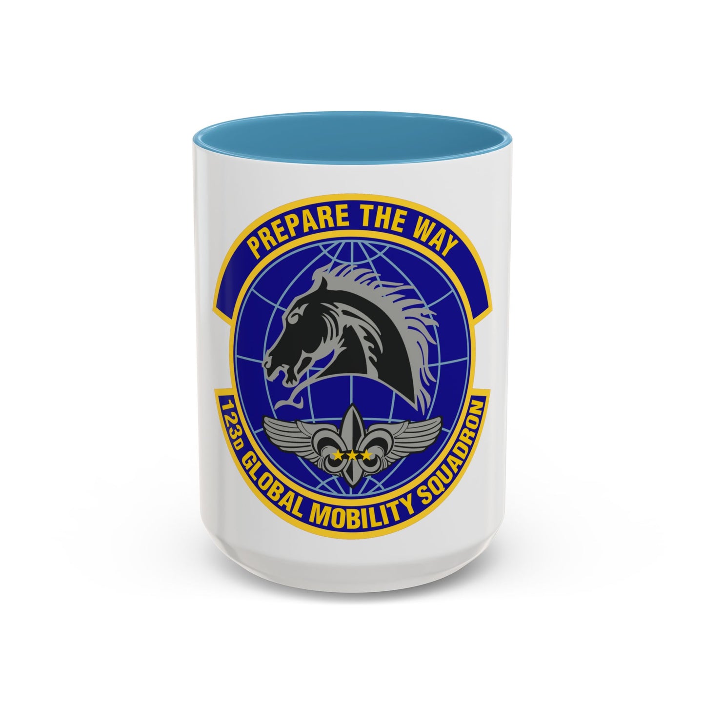 123d Global Mobility Squadron (U.S. Air Force) Accent Coffee Mug