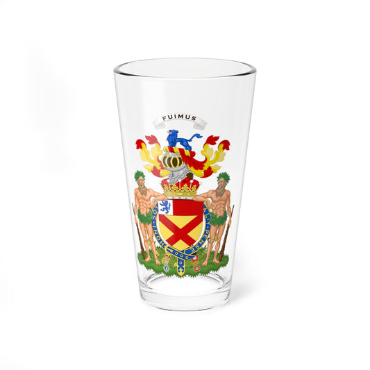 Coat of Arms of Victor Bruce 9th Earl of Elgin and 13th Earl of Kincardine (Scotland) (Coat of Arms) Pint Glass 16oz