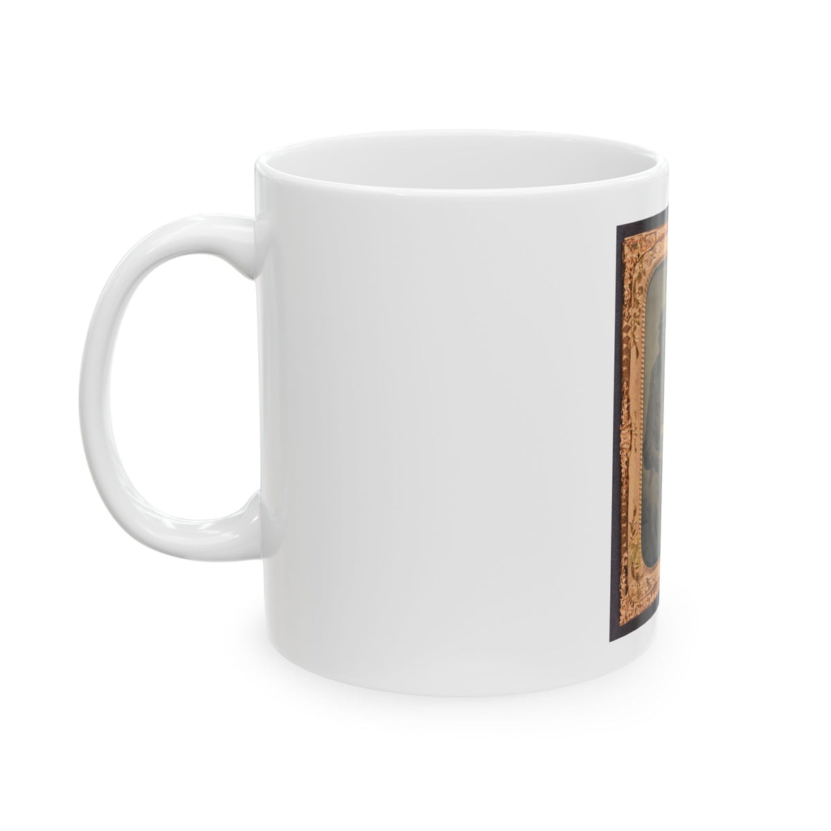 Two Brothers In Arms (U.S. Civil War) White Coffee Mug