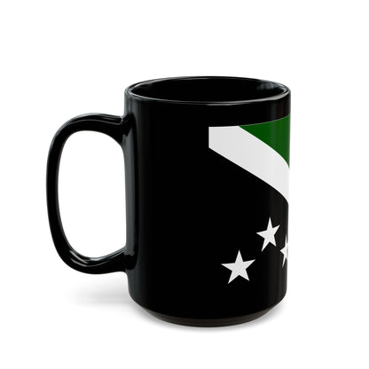 Flag of Western Highlands Papa New Guinea - Black Coffee Mug-Go Mug Yourself