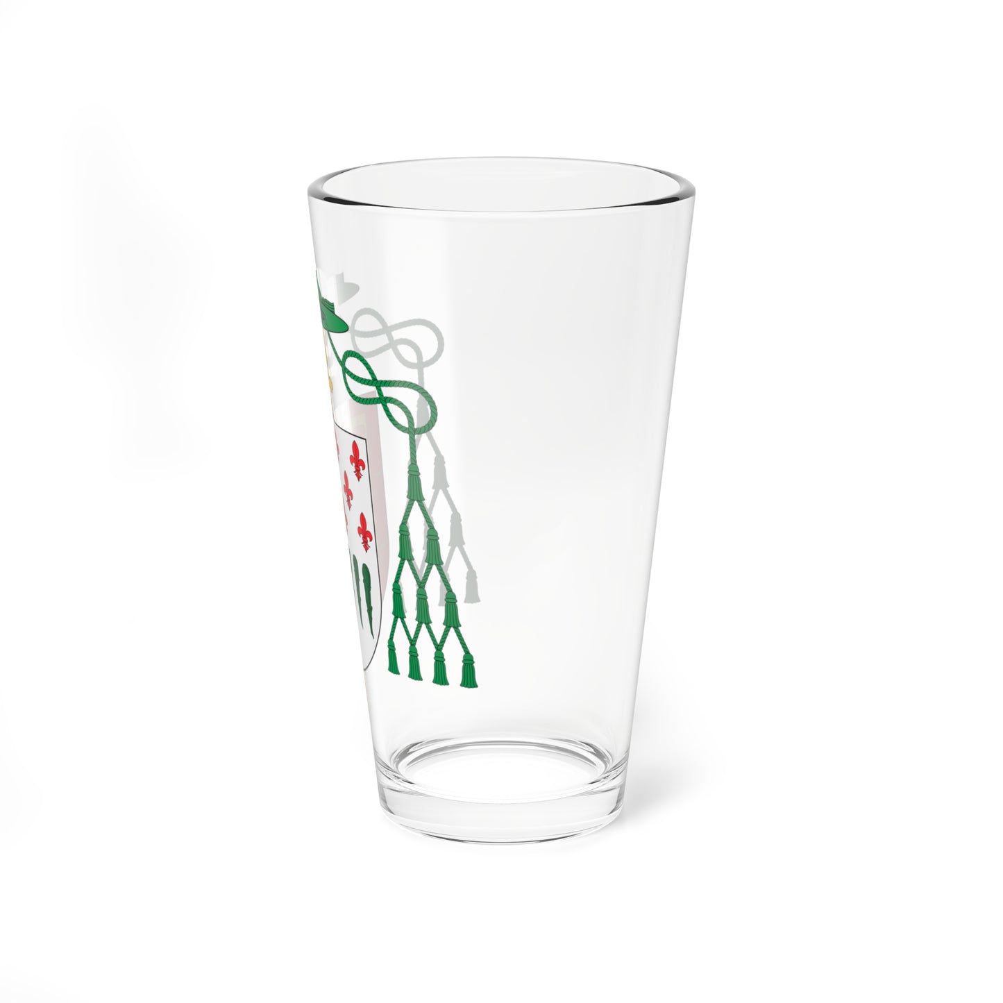 Escudo de Francisco de Perea y Porras (Spain) (Coat of Arms) Pint Glass 16oz