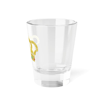 Heraldic Royal Crown of Portugal - Eight Arches Variant (Portugal) (Coat of Arms) Shot Glass 1.5oz