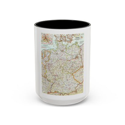 Germany (1959) (Map) Accent Coffee Mug
