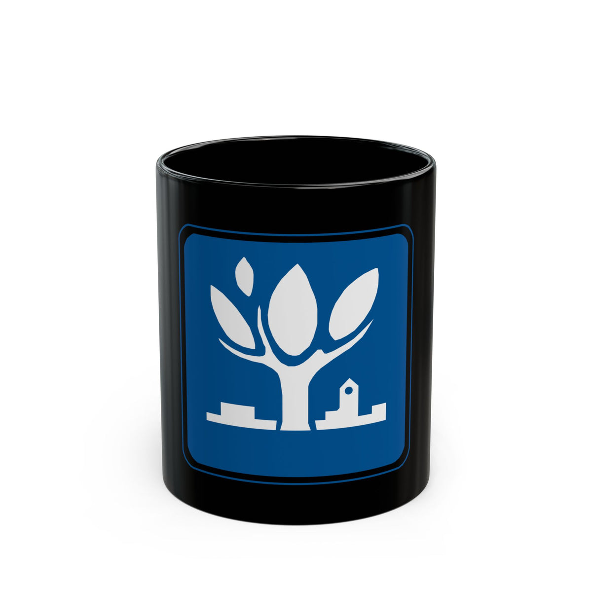 Seal of Naperville Illinois - Black Coffee Mug