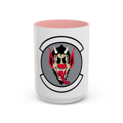 69 Fighter Squadron AFRC (U.S. Air Force) Accent Coffee Mug