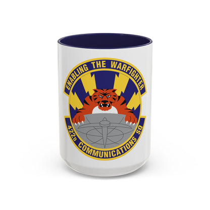 422d Communications Squadron (U.S. Air Force) Accent Coffee Mug