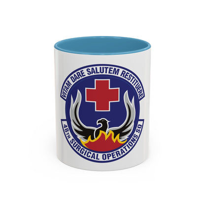 48th Surgical Operations Squadron (U.S. Air Force) Accent Coffee Mug