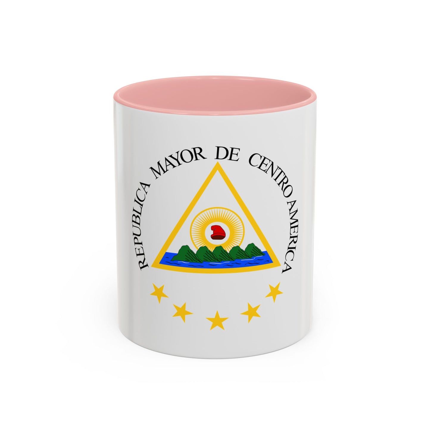Coat of arms of the Greater Republic of Central America (1898) - Accent Coffee Mug
