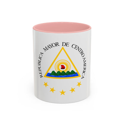 Coat of arms of the Greater Republic of Central America (1898) - Accent Coffee Mug