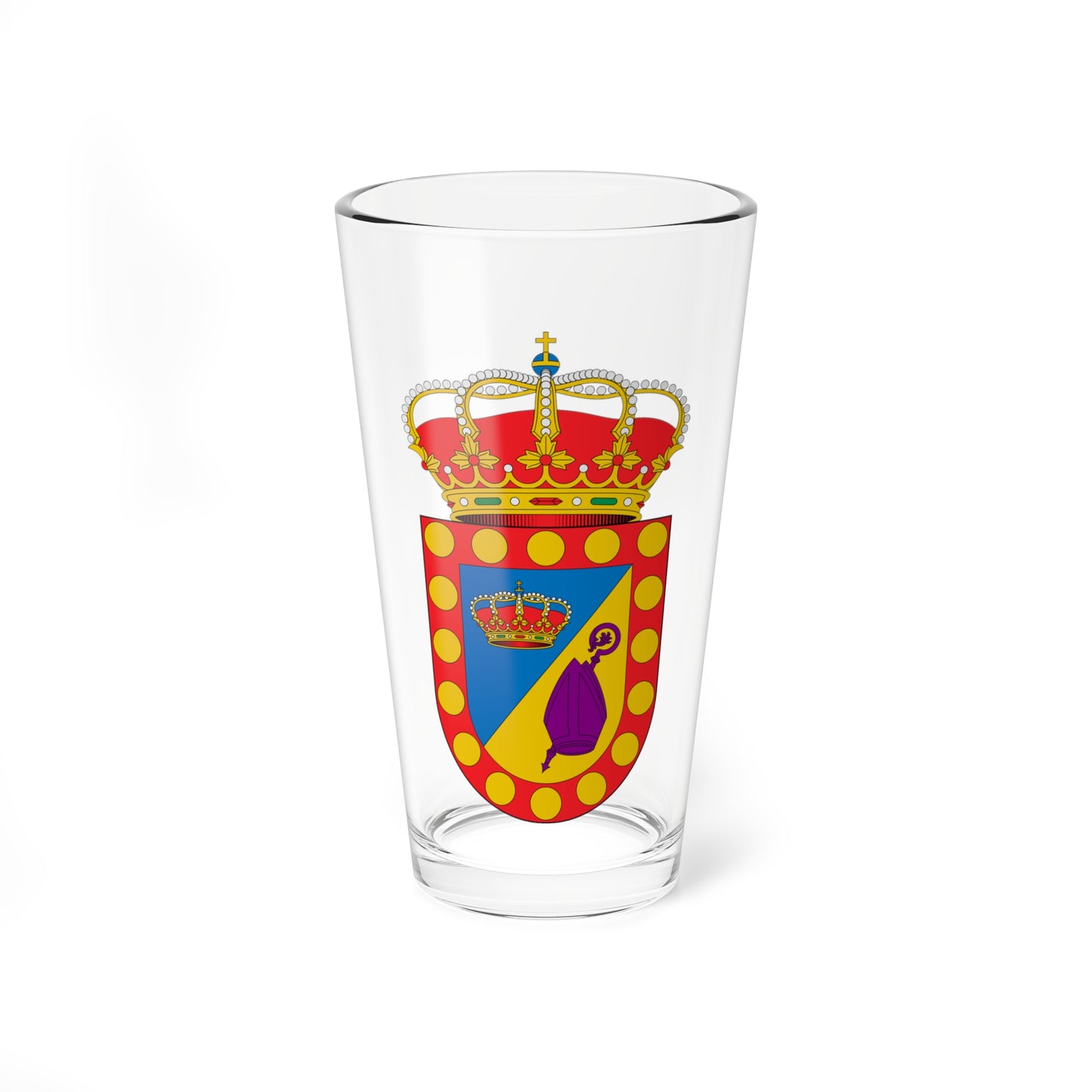Escudo de Abia de la Obispalía Cuenca (Spain) (Coat of Arms) Pint Glass 16oz