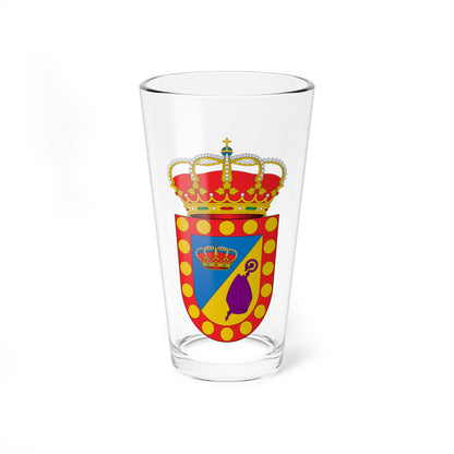 Escudo de Abia de la Obispalía Cuenca (Spain) (Coat of Arms) Pint Glass 16oz