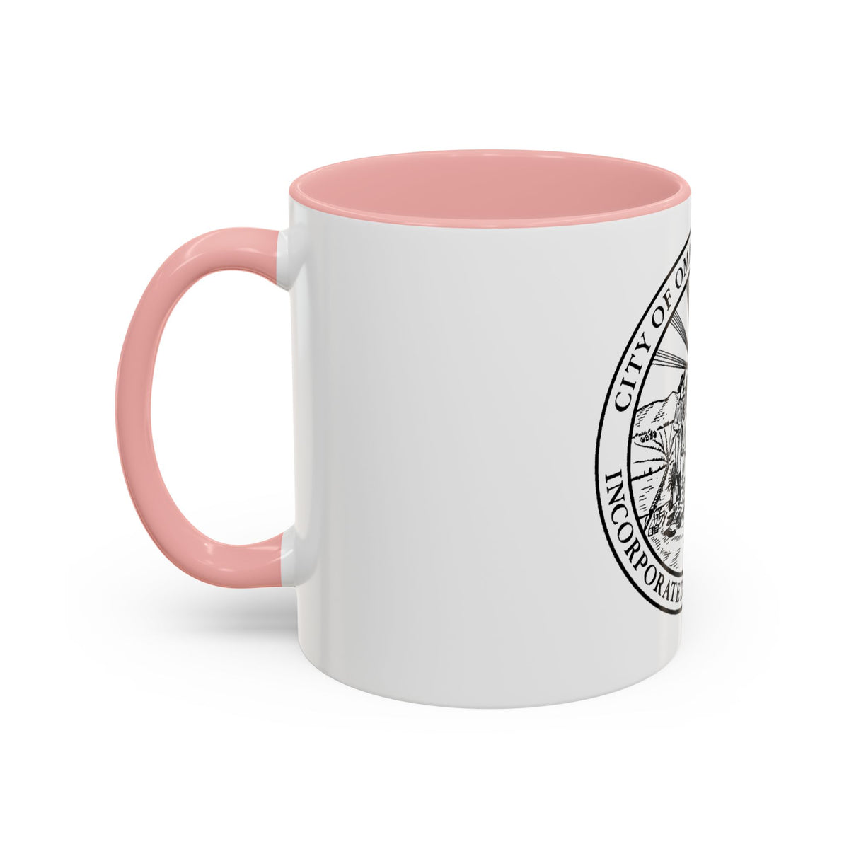 Seal of Omaha Nebraska - Accent Coffee Mug