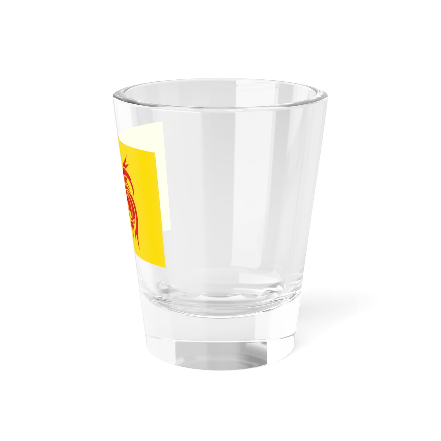 Flag of Wallonia the French Community and Walloon Region Belgium - Shot Glass 1.5oz