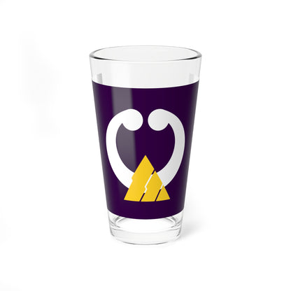 Flag of Namerikawa Toyama PWA version (Japan) Pint Glass 16oz
