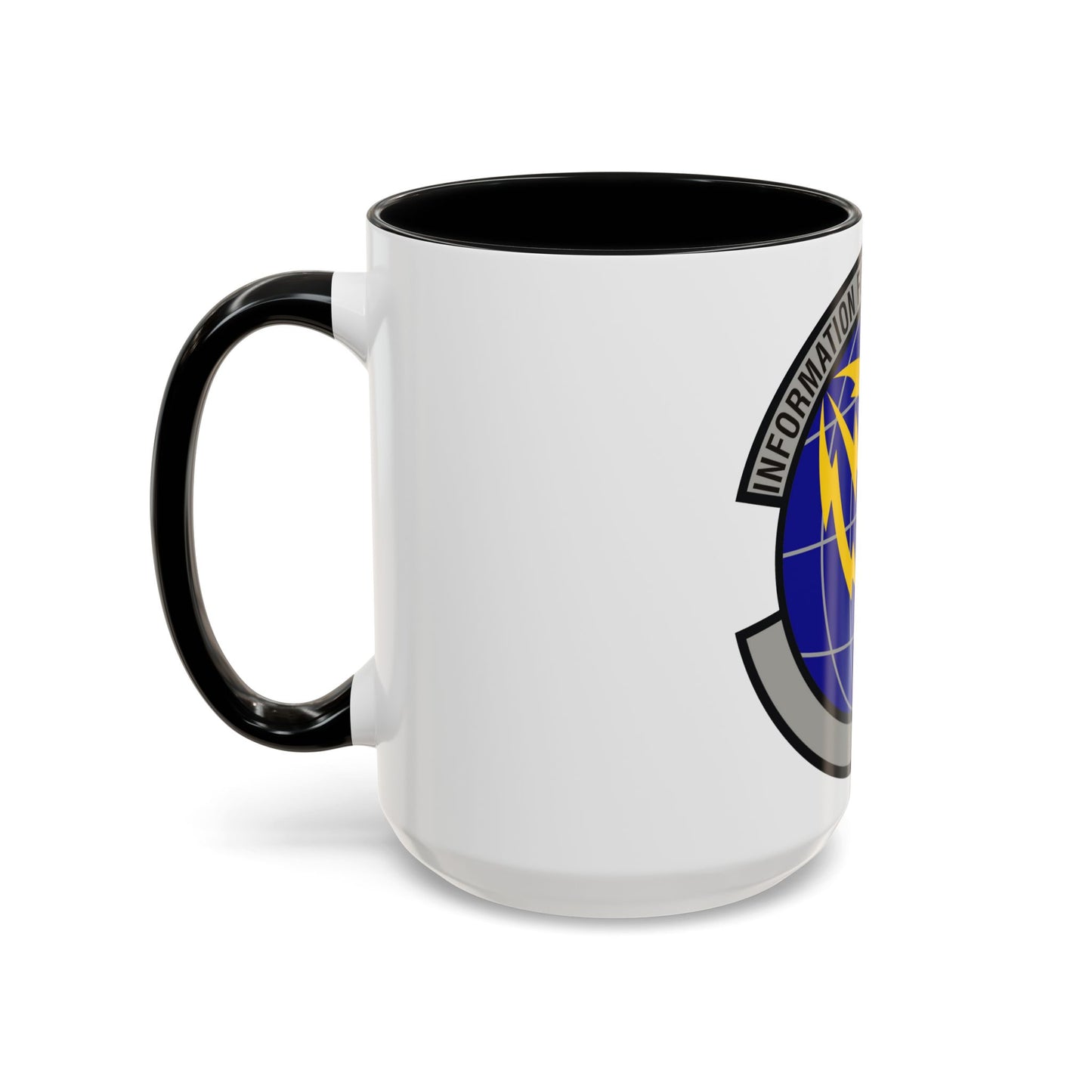 50 Communications Squadron USSF (U.S. Air Force) Accent Coffee Mug