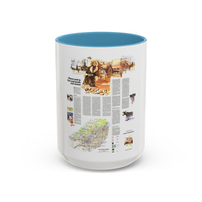 Canada - Quebec-Newfoundland (1980) (Map) Accent Coffee Mug