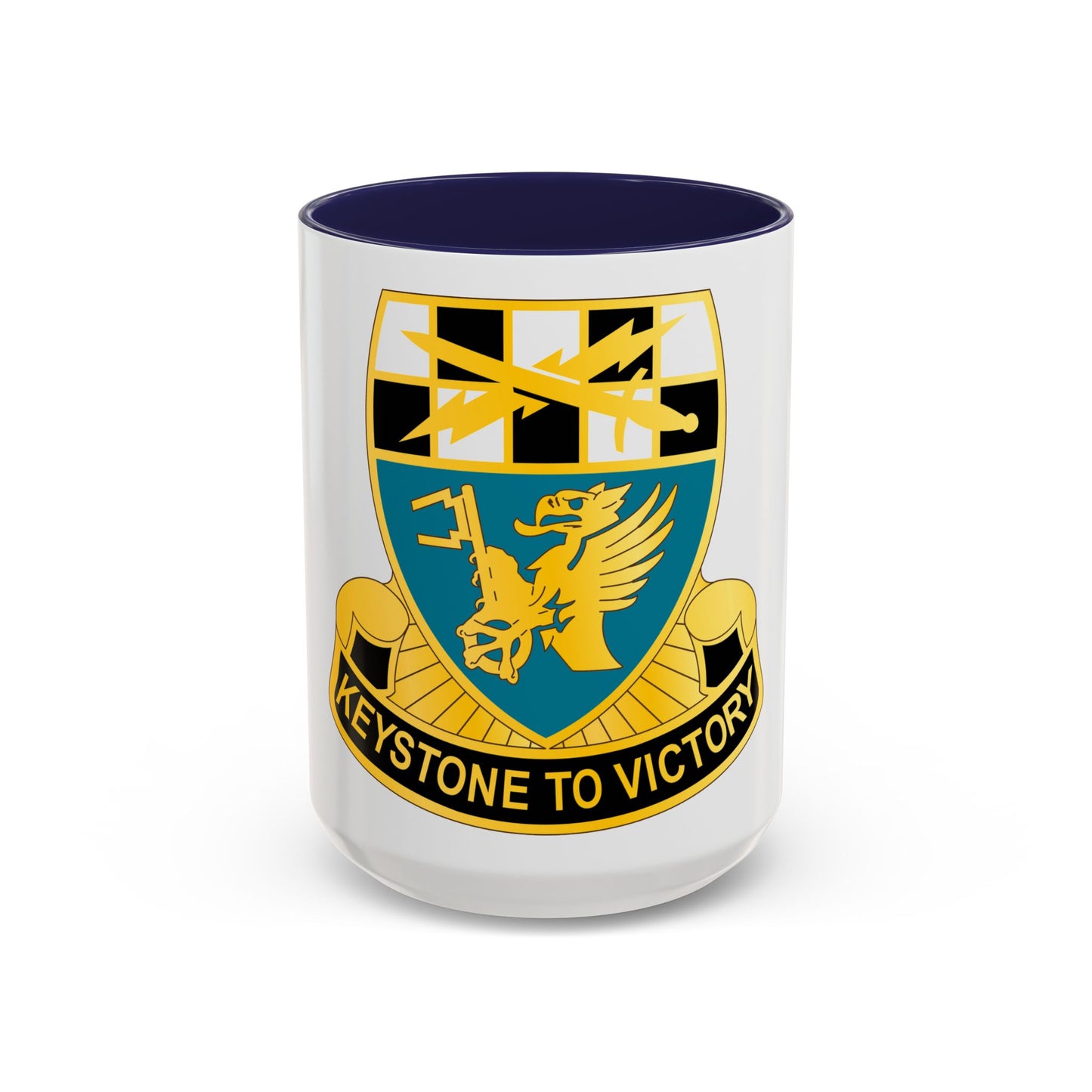 128 Military Intelligence Battalion (U.S. Army) Accent Coffee Mug
