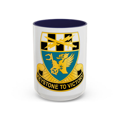 128 Military Intelligence Battalion (U.S. Army) Accent Coffee Mug