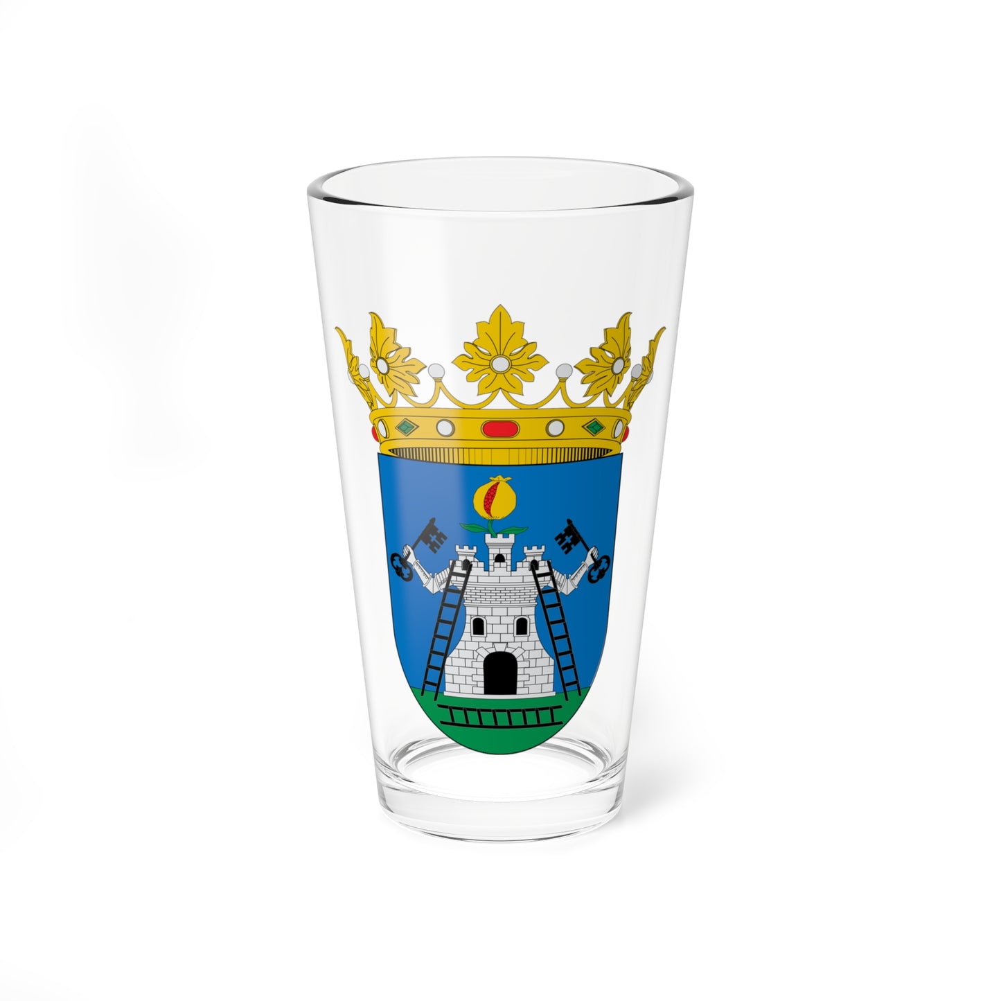 Escudo de Alhama de Granada (Spain) (Coat of Arms) Pint Glass 16oz