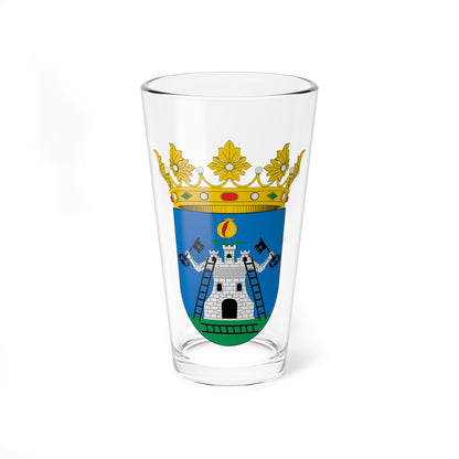 Escudo de Alhama de Granada (Spain) (Coat of Arms) Pint Glass 16oz