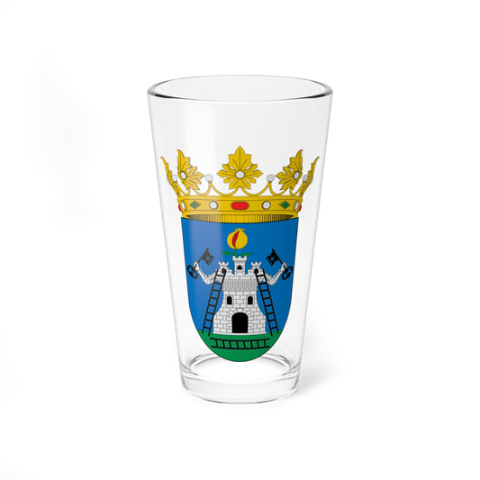 Escudo de Alhama de Granada (Spain) (Coat of Arms) Pint Glass 16oz