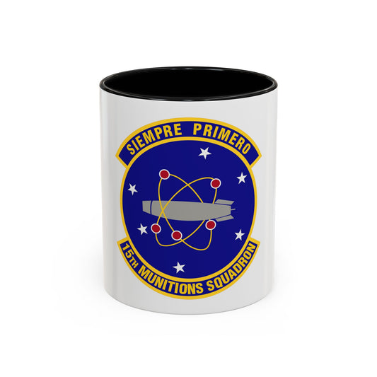 15th Munitions Squadron (U.S. Air Force) Accent Coffee Mug