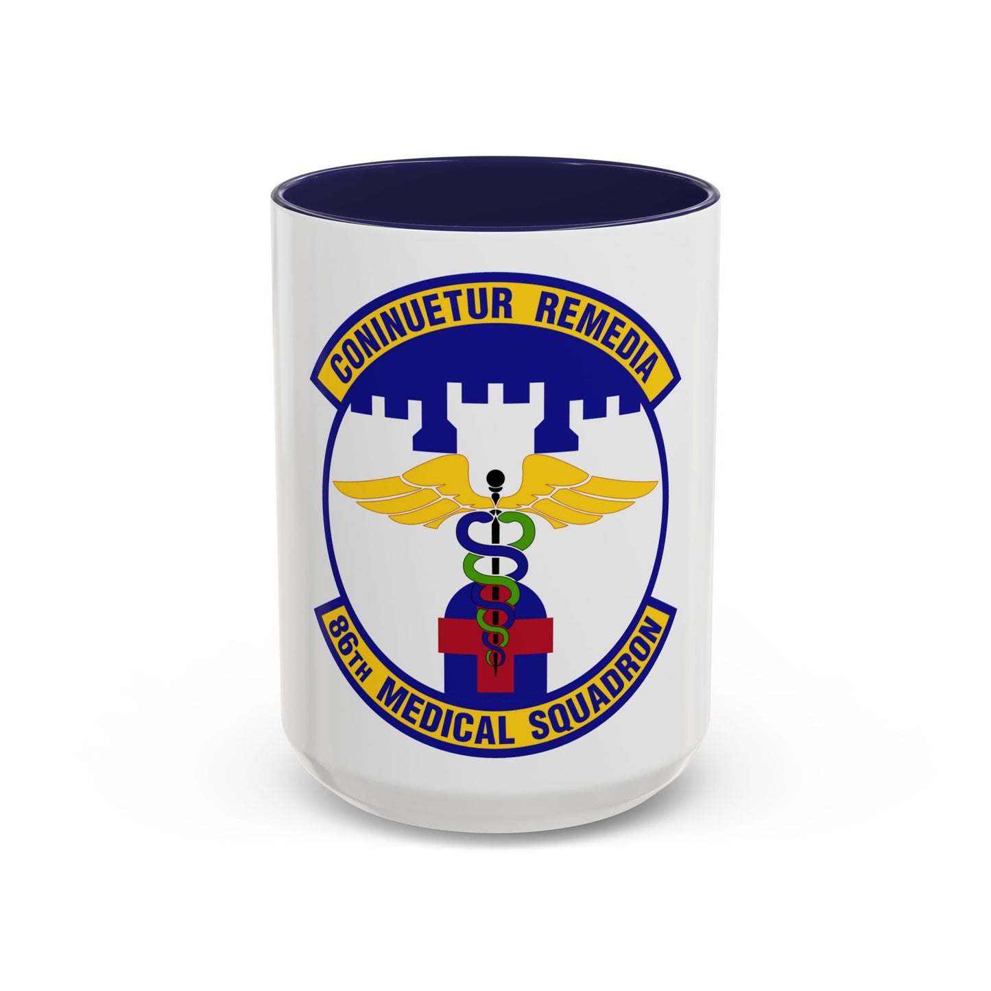 86 Medical Squadron USAFE (U.S. Air Force) Accent Coffee Mug