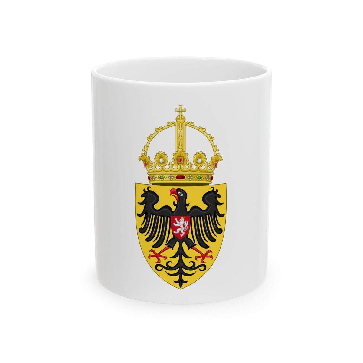 Coat of arms of Charles IV, Holy Roman Emperor - White Coffee Mug