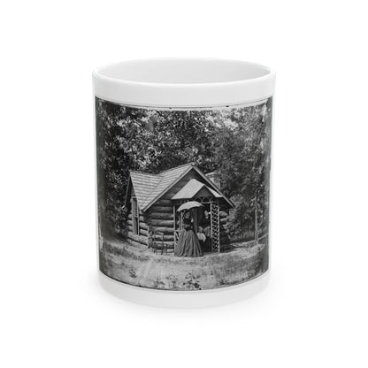 Petersburg, Va. Cottage Of Col. Nathaniel Michler, U.S. Engineers, At Bryant House (U.S. Civil War) White Coffee Mug