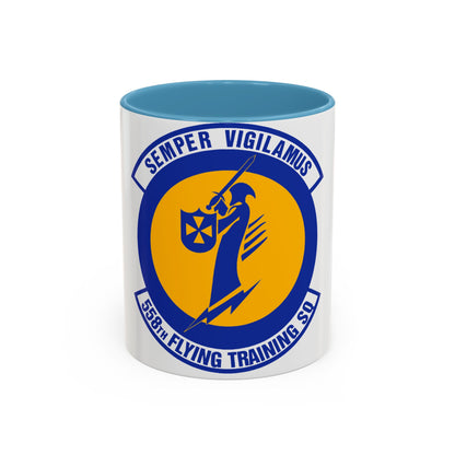 558 Flying Training Squadron AETC (U.S. Air Force) Accent Coffee Mug