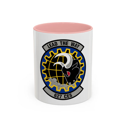 627 Civil Engineer Squadron AMC (U.S. Air Force) Accent Coffee Mug