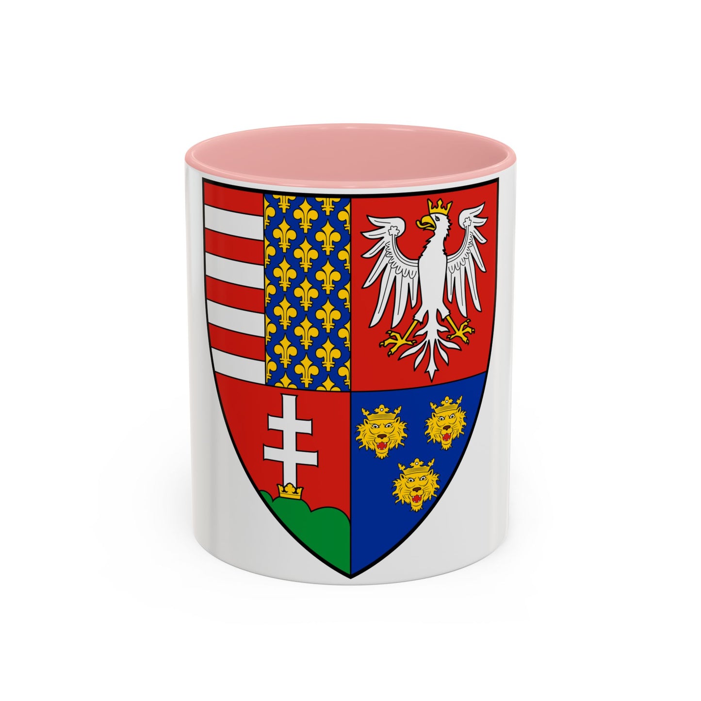 Coat of arms of Louis I of Hungary (1370) - Accent Coffee Mug
