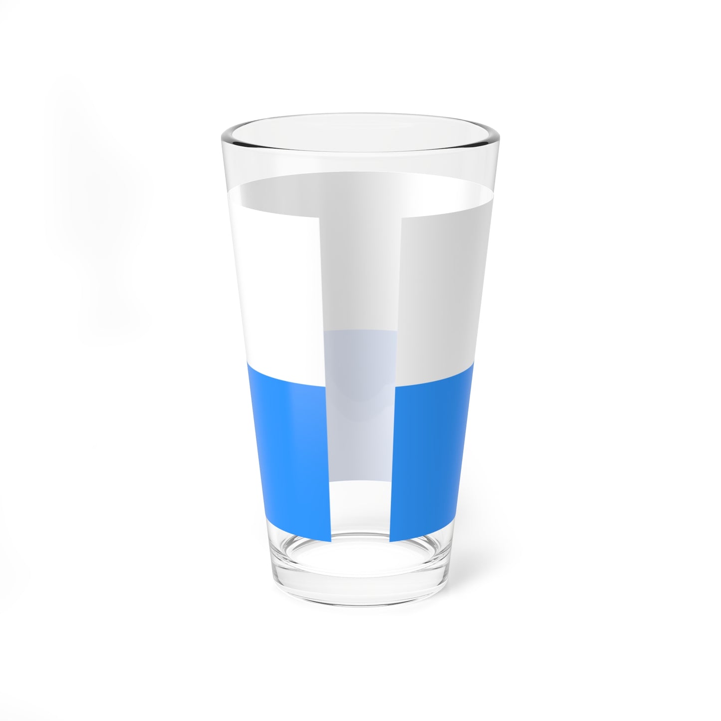 Flag of Moshensky rayon Novgorod oblast (Russia) Pint Glass 16oz