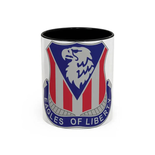 114th Aviation Regiment (U.S. Army) Accent Coffee Mug 11oz Black - Go Mug Yourself