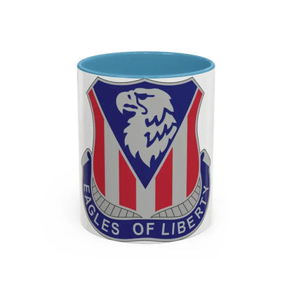 114th Aviation Regiment (U.S. Army) Accent Coffee Mug 11oz Light Blue - Go Mug Yourself