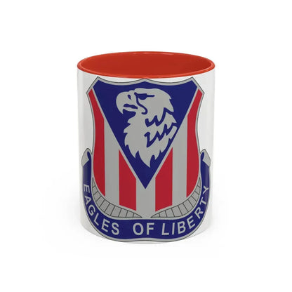 114th Aviation Regiment (U.S. Army) Accent Coffee Mug 11oz Red - Go Mug Yourself